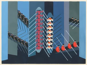 Bühnenbild aus dem Portfolio Décors de Théâtre, 1930
