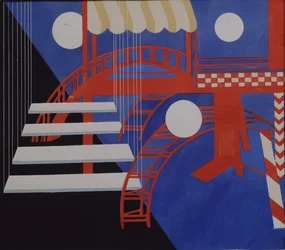 Bühnenbild Revue für die Ausgabe Décors de Théâtre, 1927