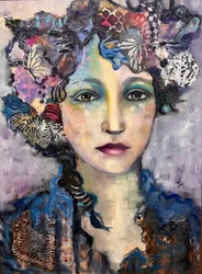 Texturierte Kunstfrau