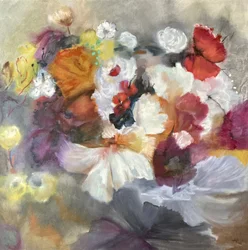 Lebendiges Blumenabstrakt