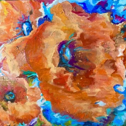 Lebendige orange Blüten