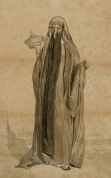 Verschleierte Frau