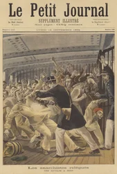 Aufstand anarchistischer Gefangener an Bord eines Schiffes, das sie nach Französisch-Guayana transportiert