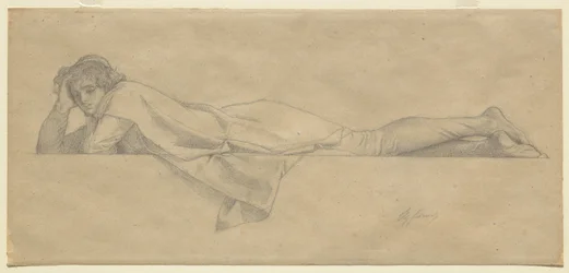 Studie für "Le Poete Florentin", ca. 1853