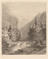 Bergwasserfall