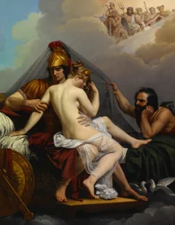 Mars und Venus von Vulkan überrascht