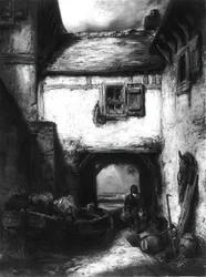 Hof, ca. 1855