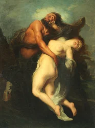 Die Entführung der Deianeira durch den Zentaur Nessus