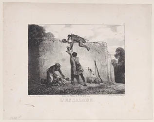 Der Aufstieg, aus der Serie Jagdszenen, 1829