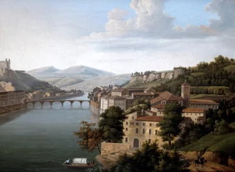 Blick auf die Rhone, ca. 1777-1840