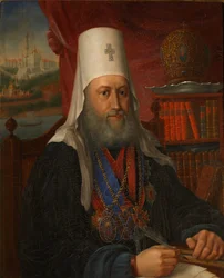 Porträt von Jewgeni Bolchowitinow 1767-1837, Metropolit von Kiew und Galizien, 1837