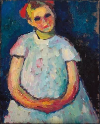 Kind mit gefalteten Händen, ca. 1909