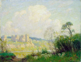 Ruinen in der alten Normandie, ca. 1905