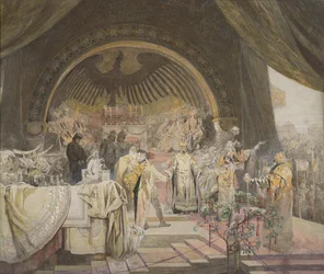 Ottokar II. von Böhmen. Die Union der slawischen Dynastien Der Zyklus Das Slawische Epos Skizze