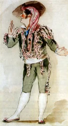 Carlo Zucchelli als Figaro in der Oper "Der Barbier von Sevilla" von Gioacchino Rossini