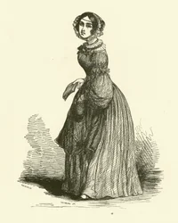 Die Begleiterin der Dame (Stich)