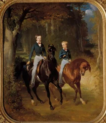 Reiterporträt von Louis Philippe Albert d