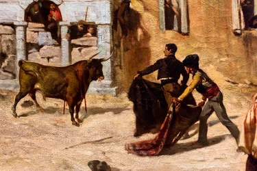 Kampf der Novillos (Detail)
