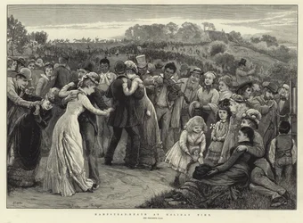 Hampstead Heath zur Ferienzeit