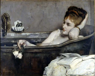 Alfred Stevens: „Das Bad“ 1867. Nationalmuseum von Compiègne