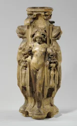 Eine von 9 Modellen für den Sam Wilson Kamin, ca. 1908-14 (Gips & Schellack)
