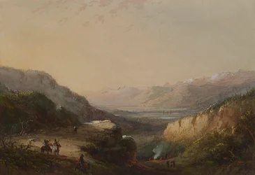 Fernblick auf den See (Berg der Winde)