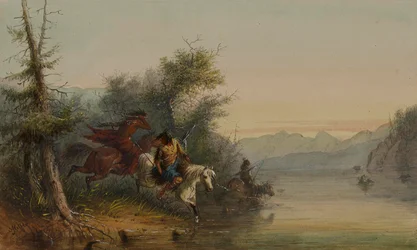 Schlangenindianer: Durchquerung eines Flusses