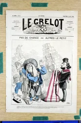 Titelblatt von Le Grelot, Nummer 54, Satirisch in Farben