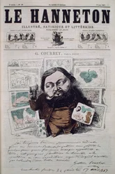 Gustave Courbet, Titelillustration aus der Zeitschrift 