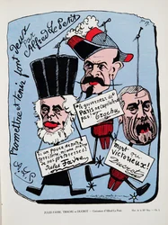 Jules Favre, Trochu und Ducrot, aus Histoire de la Troisieme Republique, Bd. I, l