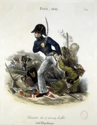 Polytechniker während der Revolution von 1830 von Lemercier