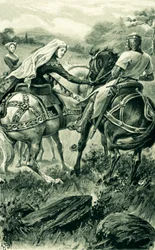 Die Gräfin von Carrick und Robert De Bruce