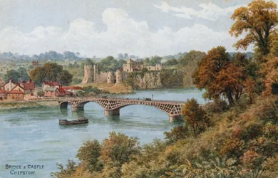Brücke und Schloss, Chepstow