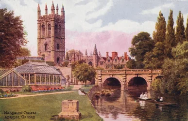 Oxford: Magdalen College und Brücke