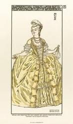 Kostümentwurf für die Oper Der Rosenkavalier von Richard Strauss, 1910