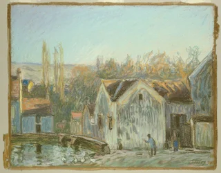 Eine Ecke von Moret-sur-Loing