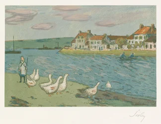 Ufer des Flusses Les Bords de rivière, 1897