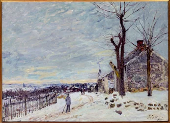 Schneewetter in Veneux-Nadon