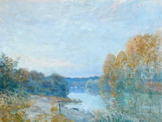 Soleil Couchant, Herbstabend am Fluss