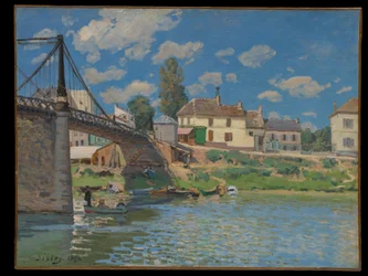 Die Brücke bei Villeneuve-la-Garenne