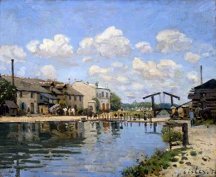 Der Canal Saint-Martin, Paris, 1872