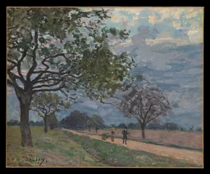 Die Straße von Versailles nach Louveciennes