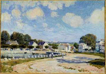 Der Wasserplatz in Marly-le-Roi