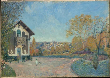 Blick auf Marly-le-Roi von Coeur-Volant aus