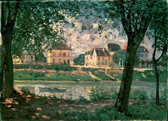 Dorf an der Seine