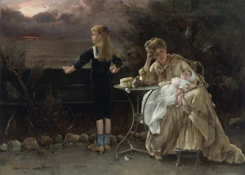 Mutter und ihre Kinder, 1883
