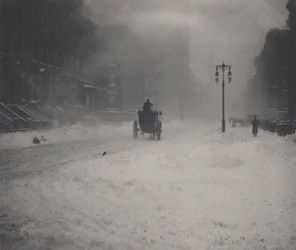 Der Schneesturm, New York