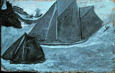 Boote vor dem Hafen