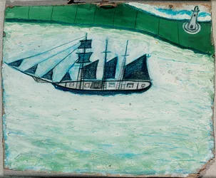 Schiff und Leuchtturm, ca. 1925