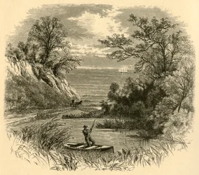 Blick auf den Michigansee, 1874